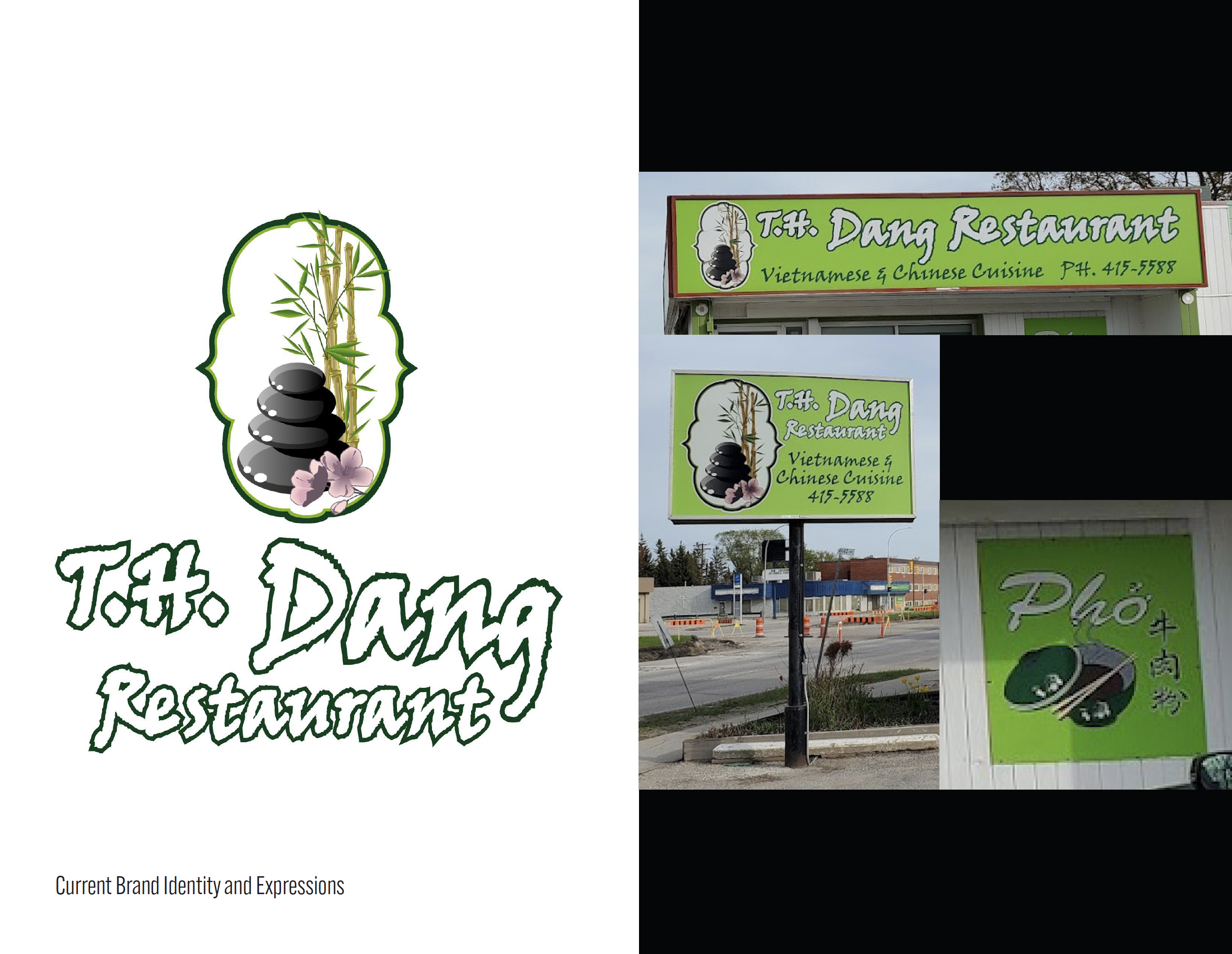 old branding for TH Dang restaurant